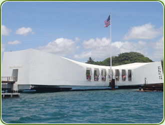 The Pearl Harbour memorial