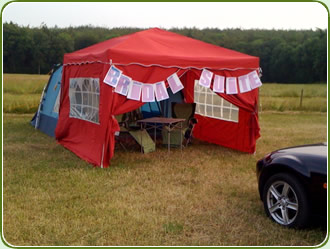 The bridal suite awaits us