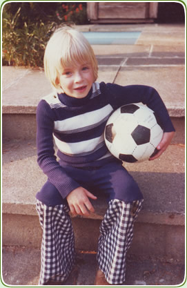 Matt at an early age